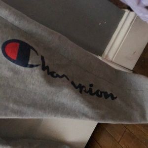 gray champion sweatpants